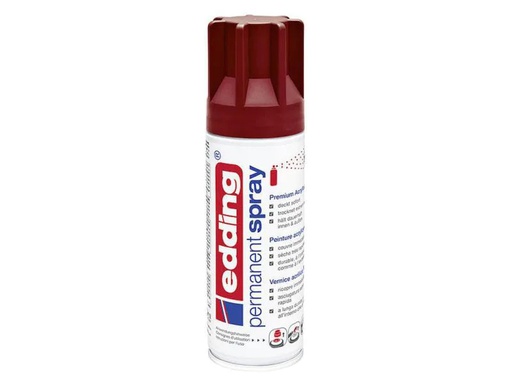 [90070020 966648] edding Acrylspray  5200 200 ml, Purpurrot matt