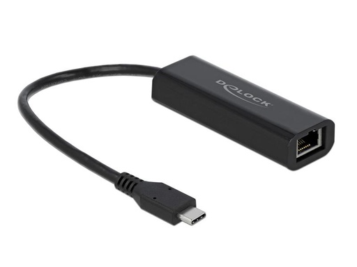 [90070042 1012775] Delock Netzwerk-Adapter USB-C – RJ45 2.5Gbps schwarz
