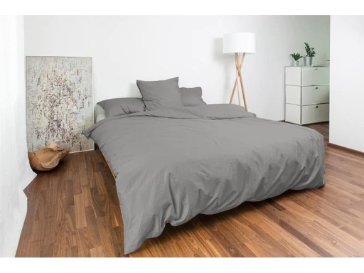 [90070043 1089210] Night Fashion Duvetbezug Edi 160 x 210 cm, Grau