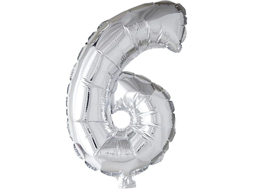 [90007014 719177] Creativ Company Folienballon 6 Silber