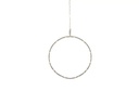Sirius Fensterhänger Liva Kreis, 60 LEDs, Ø 20 cm, Silber