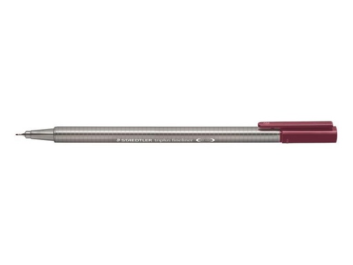 [90070469 914721] Staedtler Fineliner Triplus 334 0.3 mm, Mahagoni