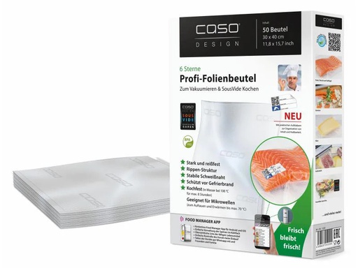 [90070528 197692] Caso Vakuumierbeutel 50 Stück