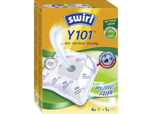 [90070647 220847] Swirl Staubfilterbeutel Y 101 4 Stück
