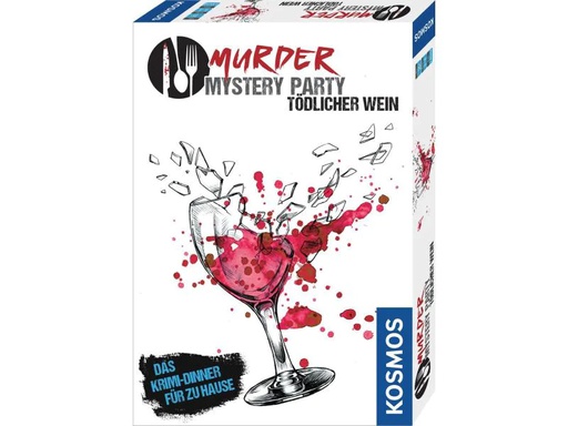 [90070652 873466] Kosmos Partyspiel Murder Mystery Party: Tödlicher Wein