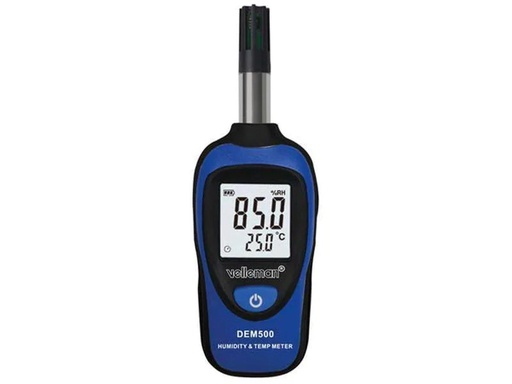 [90070919 557564] Velleman Temperatur- und Feuchtigkeitsmessgerät Mini DEM500