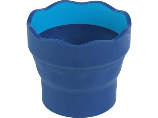 [90071071 375881] Faber-Castell Wasserbecher Clic&amp;Go Blau