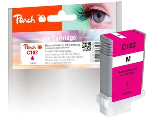 [90071081 765982] Peach Tinte Canon PFI-102 Magenta