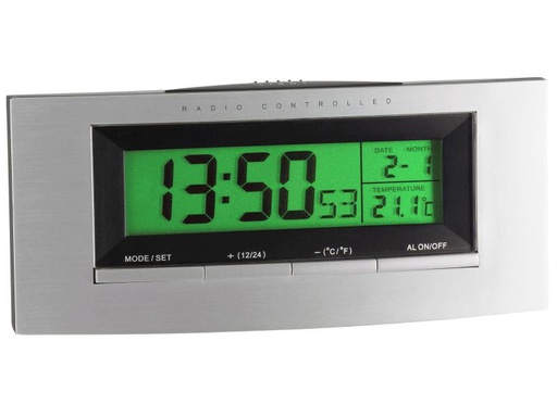 [90071128 995524] TFA Dostmann Funkwecker mit Temperaturanzeige
