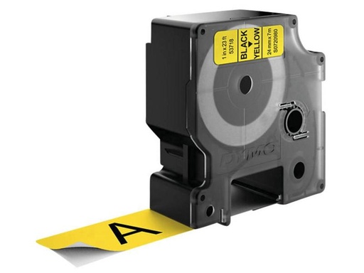 [90071519 112862] DYMO Beschriftungsband D1 Schwarz auf Gelb