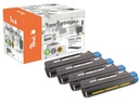 Peach Tonerset OKI C5100-Series BK, C, M, Y