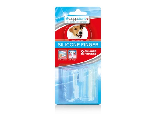 [90071768 560848] bogar Anti-Plaque Finger Silicone Finger 2 Stück