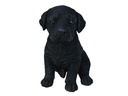 Vivid Arts Dekofigur Labrador Welpe, Schwarz