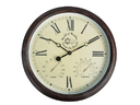 Esschert Design Gartenuhr Braun, Ø 38.3 cm