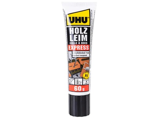 [90007166 433054] UHU Klebstoff Express Holz 60 g, Transparent