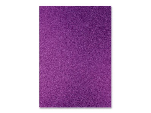 [90071880 1137783] URSUS Glitzerkarton A4, 300 g/m², 10 Blatt, Lila