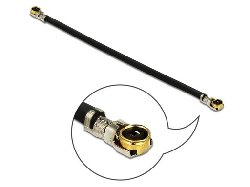 [90071883 925839] Delock Antennenkabel MHF 4L zu MHF 4L Stecker, 4.5cm