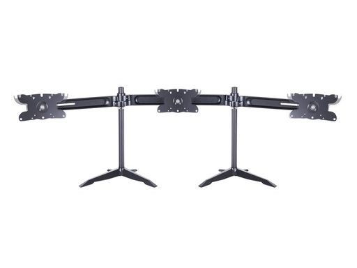 [90007167 326366] Multibrackets Monitor-Standfuss Triple L bis 24 kg – Schwarz