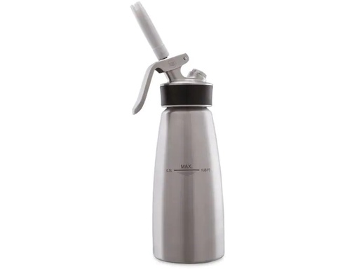 [90071893 1099347] Kisag Rahmbläser Whipper Classic 0.5 l, Silber