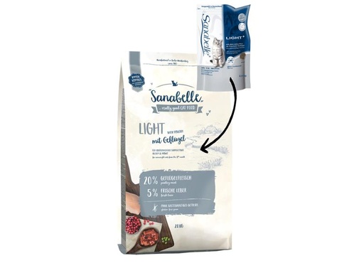 [90071947 562107] Sanabelle Trockenfutter Light, 2 kg