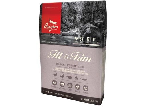 [90007188 1024567] Orijen Trockenfutter Cat Fit &amp; Trim mit Huhn, 5.4 kg