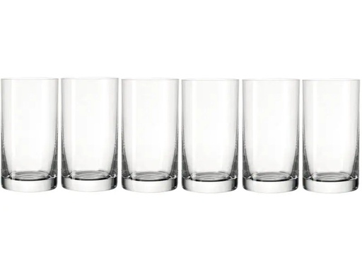 [90072186 552823] Leonardo Trinkglas Easy 260 ml, 6 Stück, Transparent