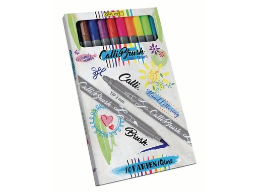 [90072465 806309] Online Brushpen Callibrush Handlettering 10 Stück