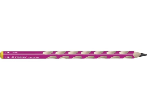 [90072489 576130] STABILO Bleistift EASYgraph Pink, für Linkshänder