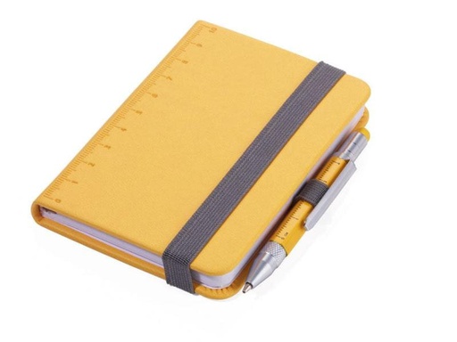 [90072554 777957] Troika Notizbuch LILIPAD+LILIPUT A7, Blanko, Gelb