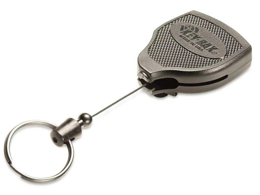 [90072583 1144291] KEY-BAK Ausweishalter KB Super 48 120 cm, mit Clip, Silber