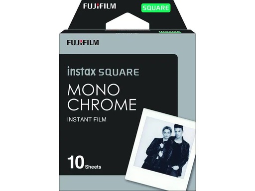 [90072634 1120780] Fujifilm Sofortbildfilm Instax Square 10 Blatt Monochrome