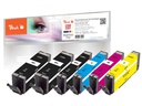 Peach Tintenset Canon PGI-580 / CLI-581 2x BK, 1x PBK, C, M, Y