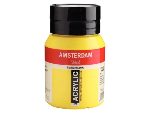 [90072772 995947] Amsterdam Acrylfarbe Standard 275 Primärgelb halbdeckend, 500 ml