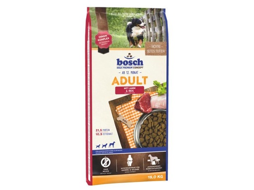 [90072817 562021] Bosch Tiernahrung Trockenfutter Adult Lamm &amp; Reis, 15 kg