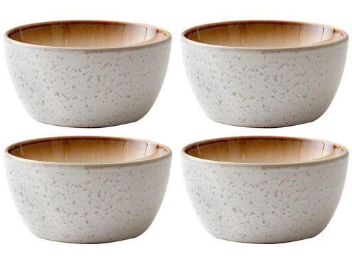 [90007264 1015225] Bitz Snackschale 14 cm, 4 Stück, Crème/Beige