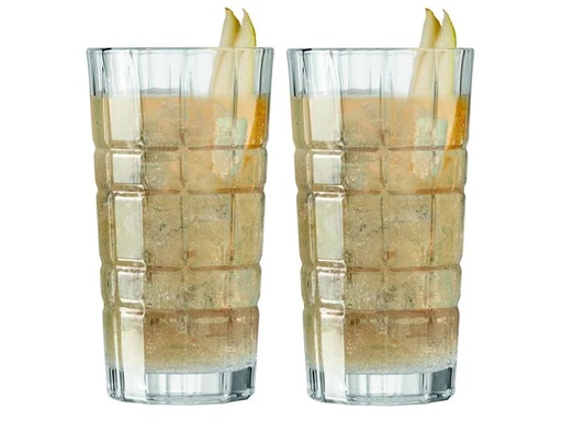 [90072936 829343] Leonardo Cocktailglas Gin 400 ml, 2 Stück, Transparent
