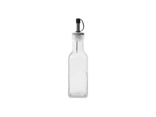 [90073158 1074910] I AM CREATIVE Glasflasche mit Metallausgiesser 1 Stück