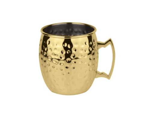 [90073206 999783] Paderno Cocktailbecher Moscow Mule 500 ml, 1 Stück, Gold
