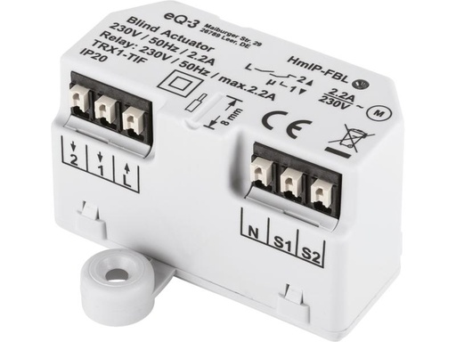 [90073327 555821] Homematic IP Smart Home Funk-Jalousieaktor Unterputz
