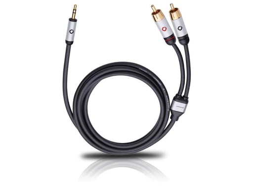 [90073349 425615] Oehlbach Audio-Kabel 3.5 mm Klinke - Cinch 1.5 m