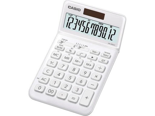 [90073364 859734] Casio Taschenrechner CS-JW-200SC-WE Weiss
