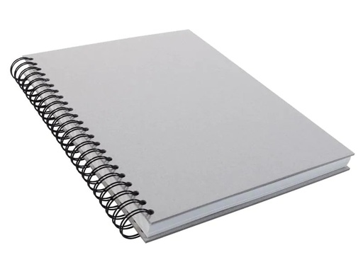 [90073479 543685] Sigel Notizbuch A4, Uni, Grau