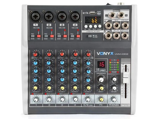 [90073485 1058549] Vonyx Mischpult VMM-K602
