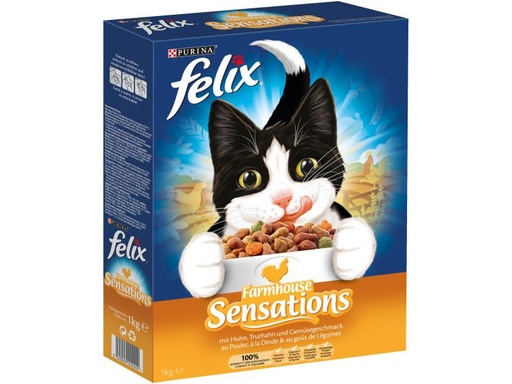 [90073616 1081504] Felix Trockenfutter Sensations Geflügel, 1 kg