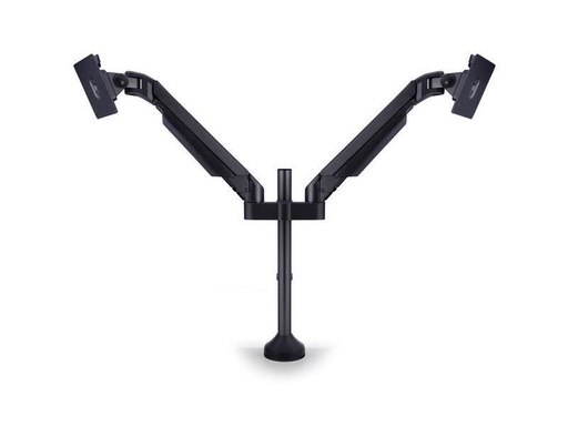 [90073712 869503] Multibrackets Tischhalterung Gas Lift Arm Dual bis 10 kg – Schwarz