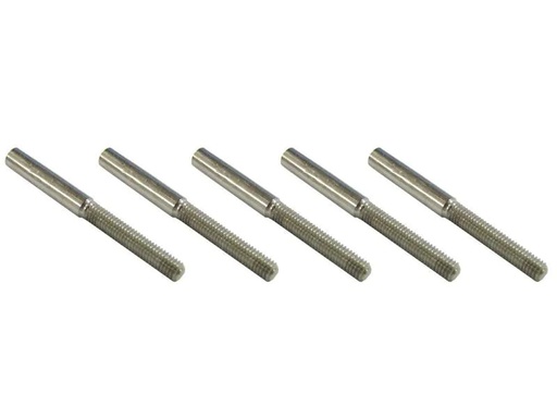 [90073815 1147399] OEM Löthülse mit Schlitz für Gabelkopf M3 5 Stück