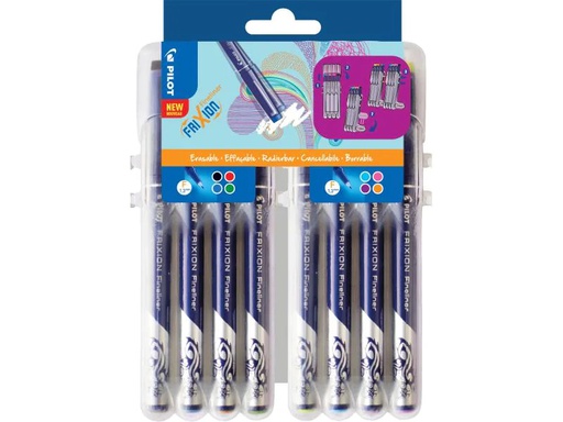 [90074047 927602] Pilot Fineliner FriXion Evolutive Set Feine Spitze, 8 Farben