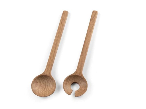 [90074095 1015235] Bitz Salatbesteck 24 cm Eichenholz