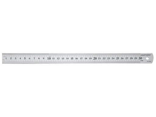 [90074212 949656] Kraftwerk Stahl-Massstab 30 cm