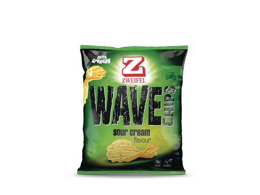 [90074351 723652] Zweifel Chips Wave Sour Cream 120 g
